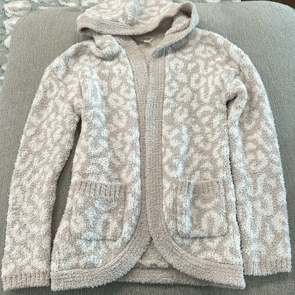Stitch fix R+R teddy yarn hooded open cardigan - Picture 1 of 3